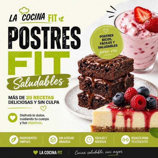 20 Postres Fit Saludables (Sin Culpa y Fáciles)